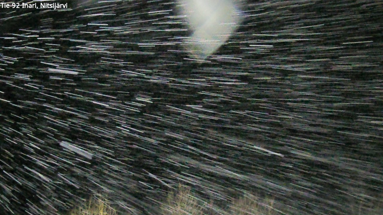 Kelikamerat Kuva Tie 92 Inari, Nitsijärvi, Inari, Lappi