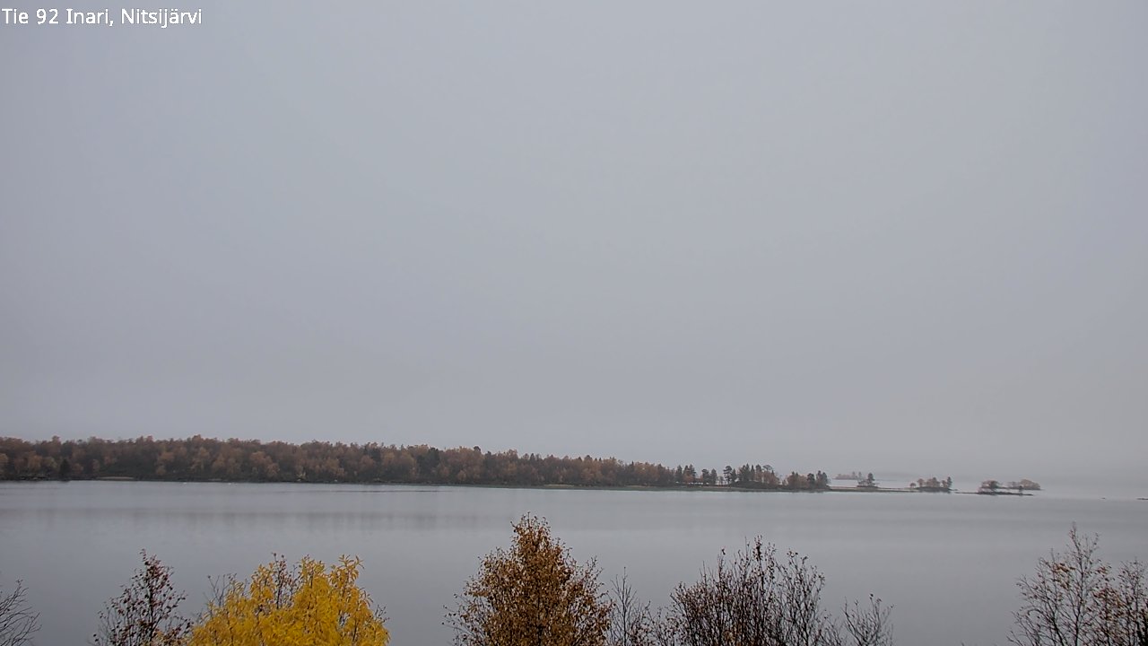 Weather Camera Image Road 92 Inari, Nitsijärvi, Inari, Lappi