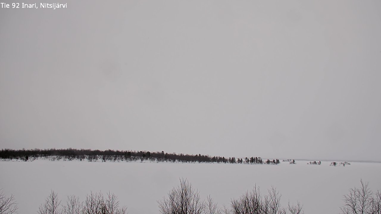 Weather Camera Image Road 92 Inari, Nitsijärvi, Inari, Lappi