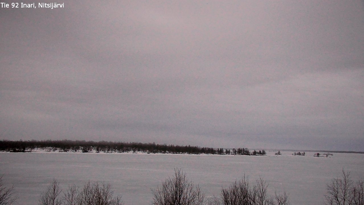 Weather Camera Image Väg 92 Enare, Nitsijärvi, Inari, Lappi