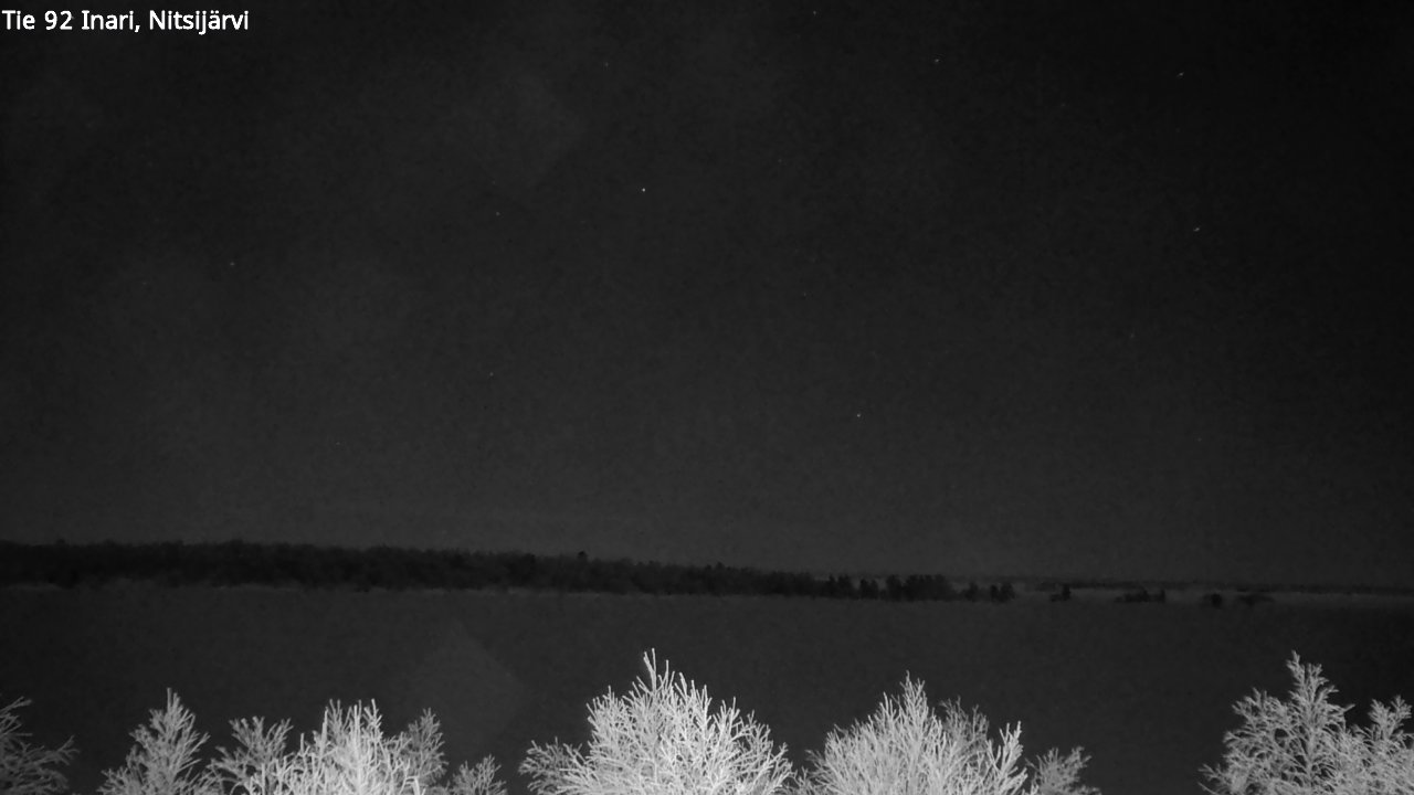 Kelikamerat Kuva Tie 92 Inari, Nitsijärvi, Inari, Lappi