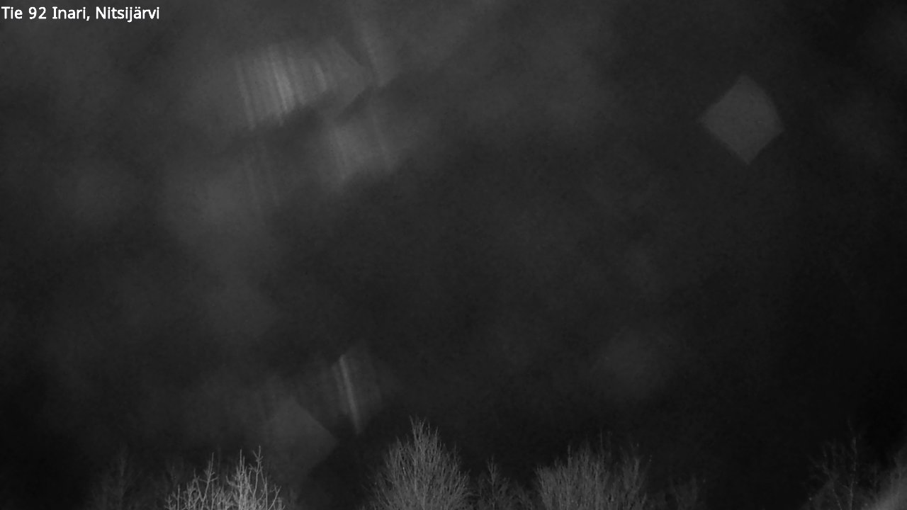 Weather Camera Image Road 92 Inari, Nitsijärvi, Inari, Lappi
