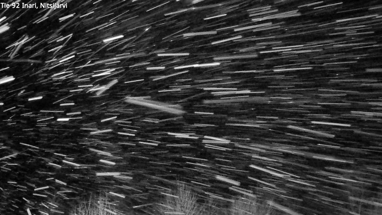Kelikamerat Kuva Tie 92 Inari, Nitsijärvi, Inari, Lappi