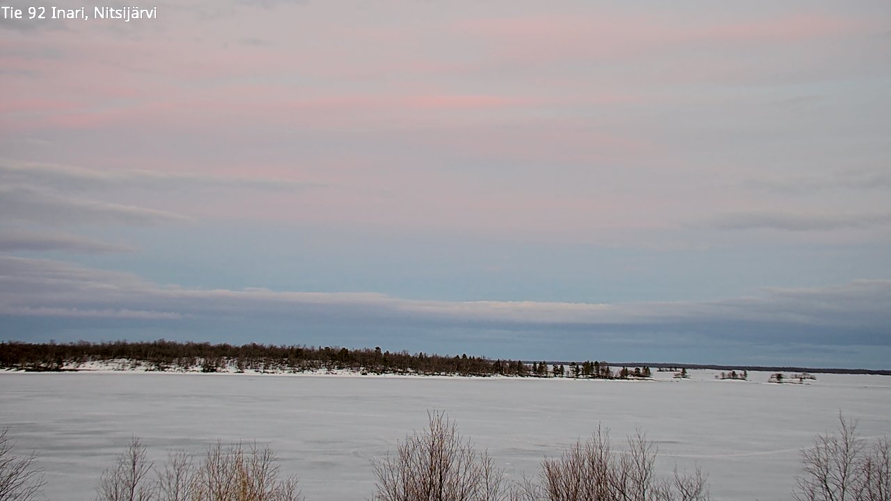 Kelikamerat Kuva Tie 92 Inari, Nitsijärvi, Inari, Lappi
