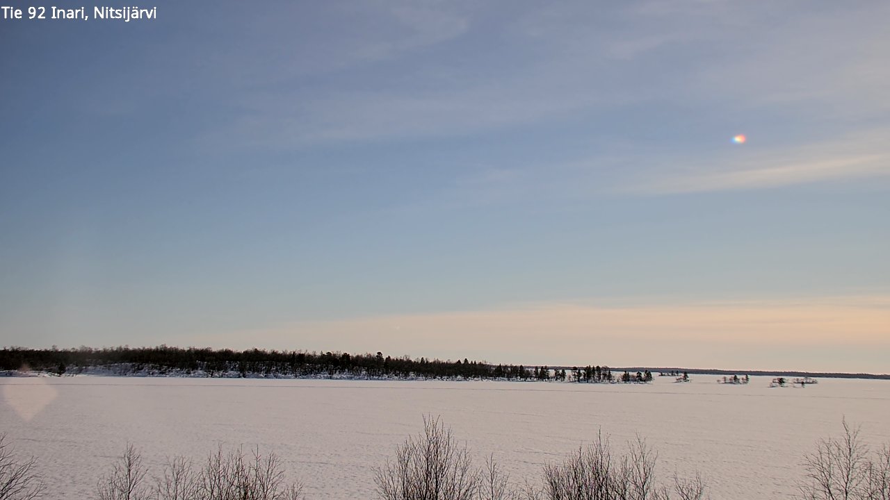 Kelikamerat Kuva Tie 92 Inari, Nitsijärvi, Inari, Lappi