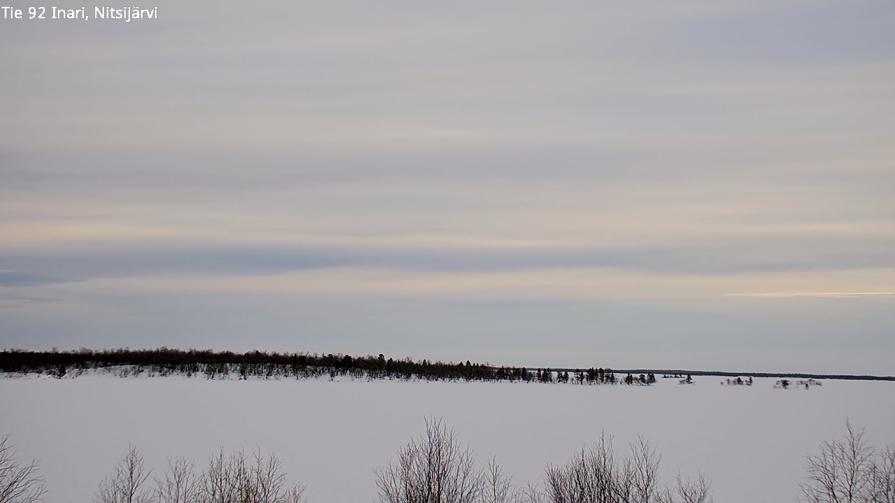 Kelikamerat Kuva Tie 92 Inari, Nitsijärvi, Inari, Lappi