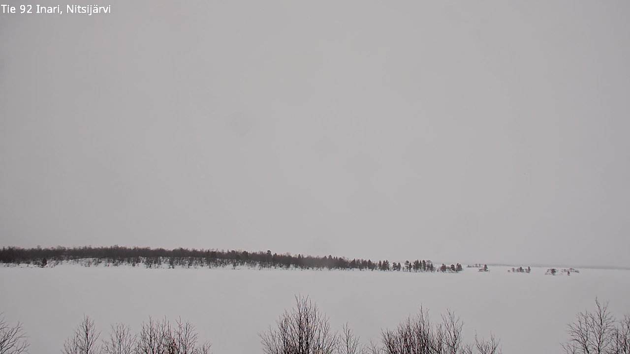 Kelikamerat Kuva Tie 92 Inari, Nitsijärvi, Inari, Lappi