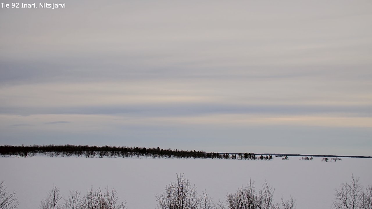 Kelikamerat Kuva Tie 92 Inari, Nitsijärvi, Inari, Lappi