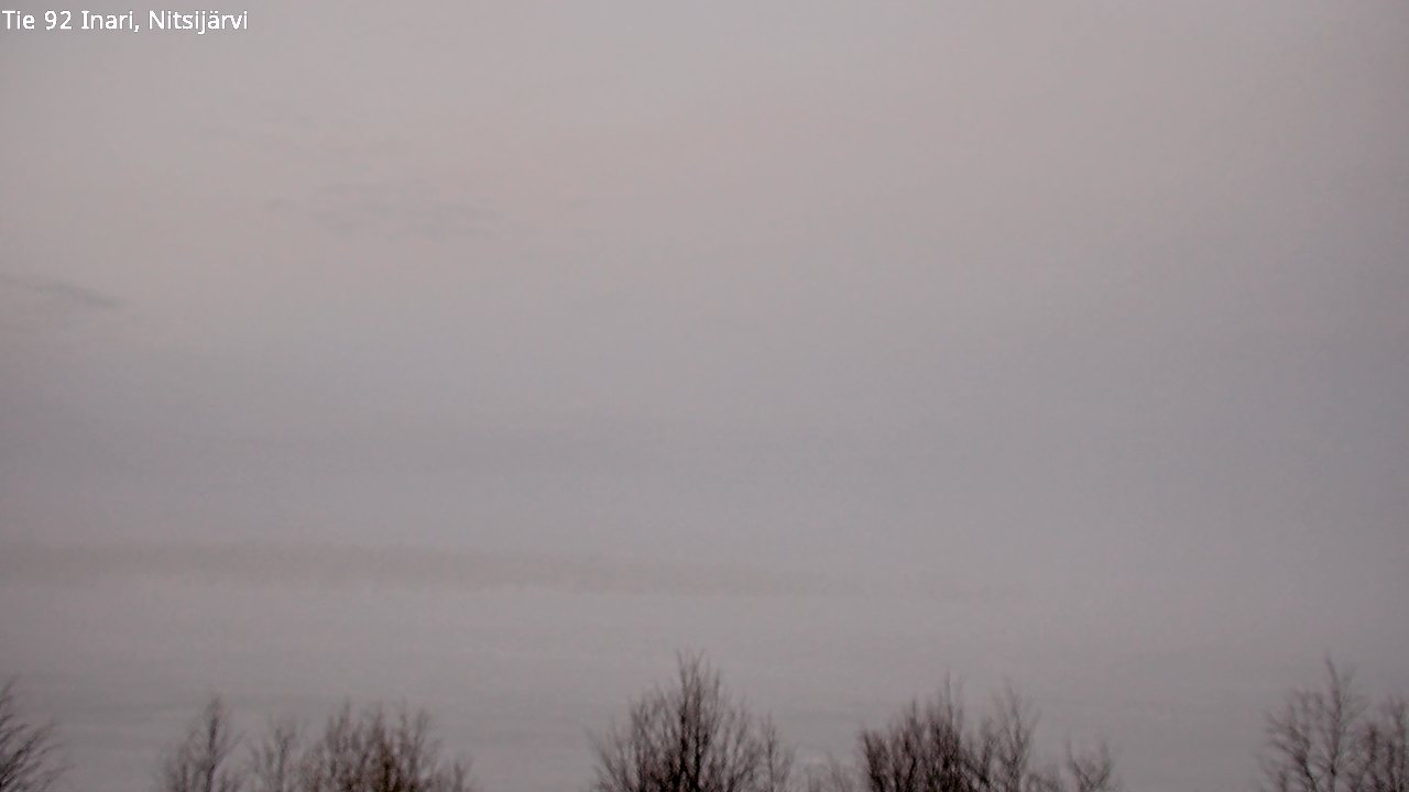 Weather Camera Image Väg 92 Enare, Nitsijärvi, Inari, Lappi
