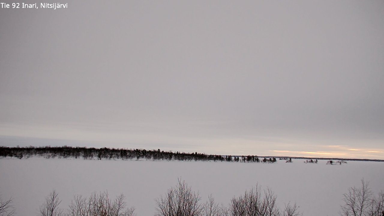 Kelikamerat Kuva Tie 92 Inari, Nitsijärvi, Inari, Lappi