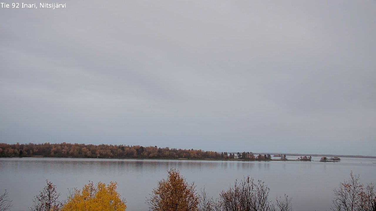 Kelikamerat Kuva Tie 92 Inari, Nitsijärvi, Inari, Lappi