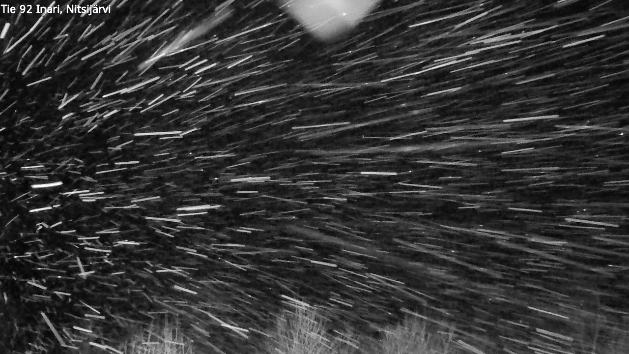 Kelikamerat Kuva Tie 92 Inari, Nitsijärvi, Inari, Lappi