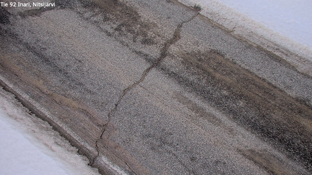 Kelikamerat Kuva Tie 92 Inari, Nitsijärvi, Inari, Lappi