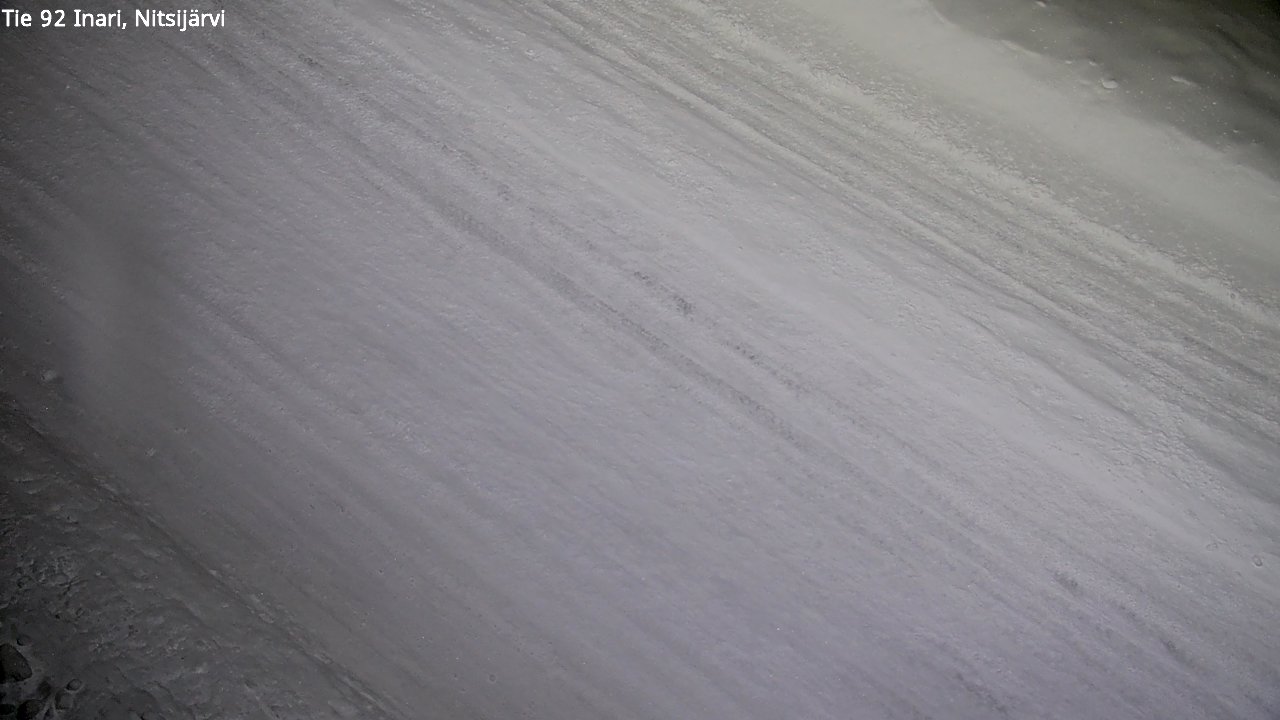 Weather Camera Image Road 92 Inari, Nitsijärvi, Inari, Lappi