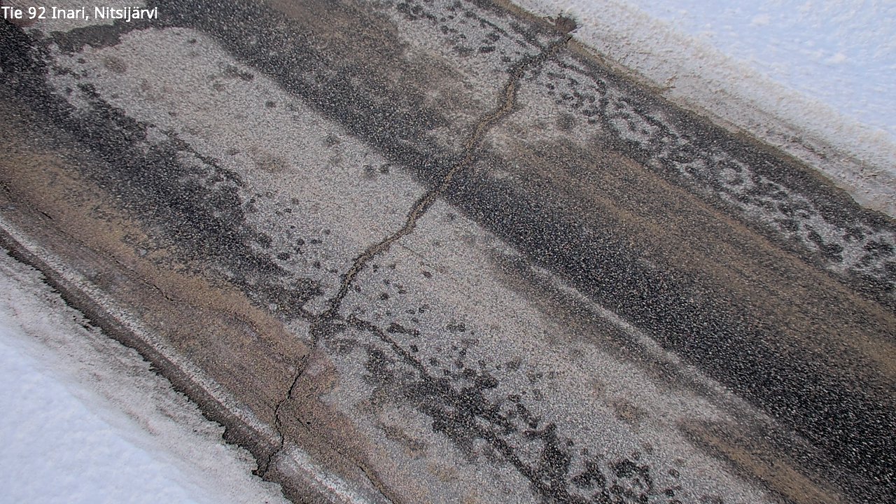 Kelikamerat Kuva Tie 92 Inari, Nitsijärvi, Inari, Lappi