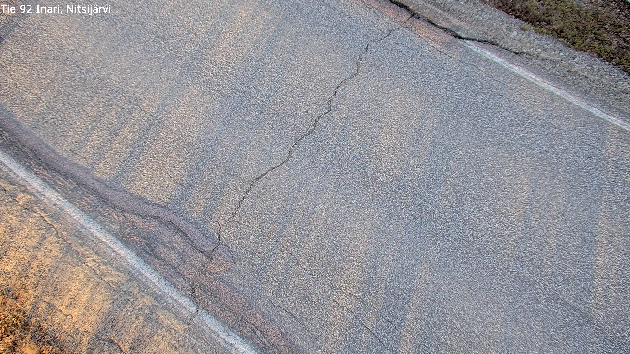 Kelikamerat Kuva Tie 92 Inari, Nitsijärvi, Inari, Lappi