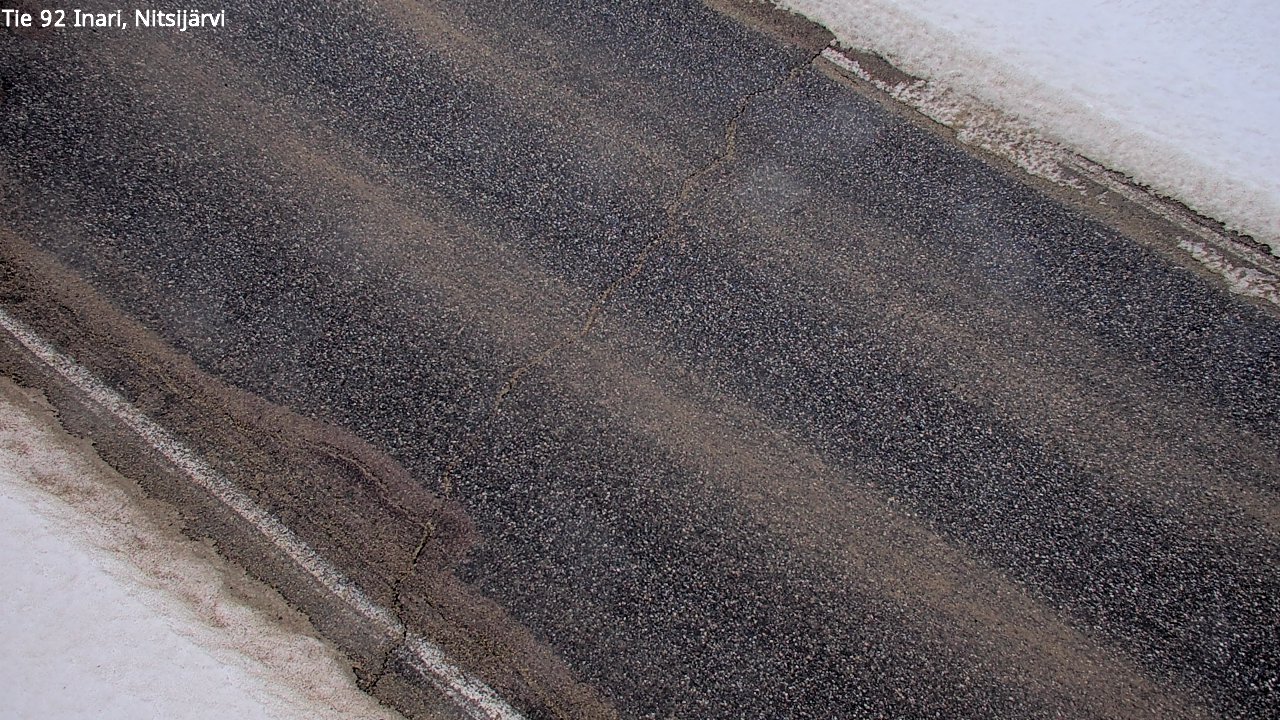 Weather Camera Image Väg 92 Enare, Nitsijärvi, Inari, Lappi