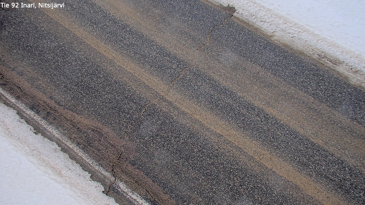 Weather Camera Image Road 92 Inari, Nitsijärvi, Inari, Lappi