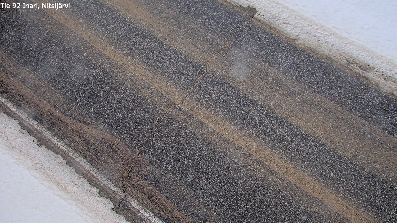 Weather Camera Image Road 92 Inari, Nitsijärvi, Inari, Lappi