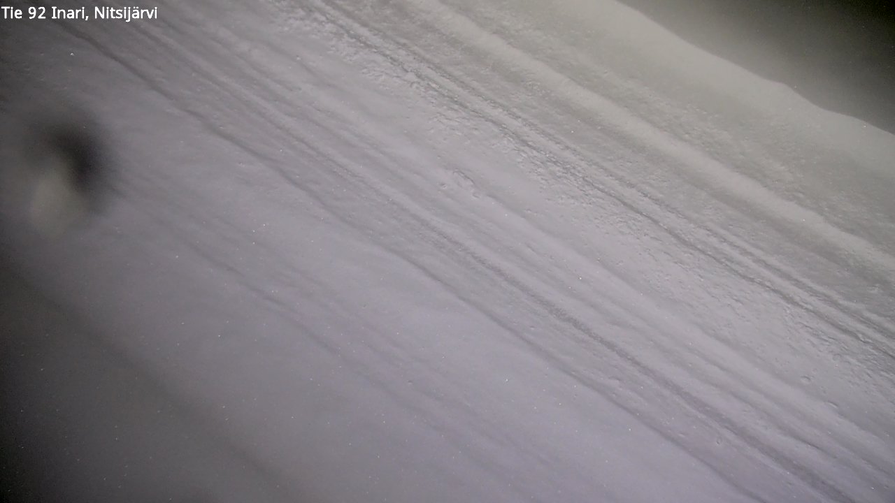 Weather Camera Image Road 92 Inari, Nitsijärvi, Inari, Lappi