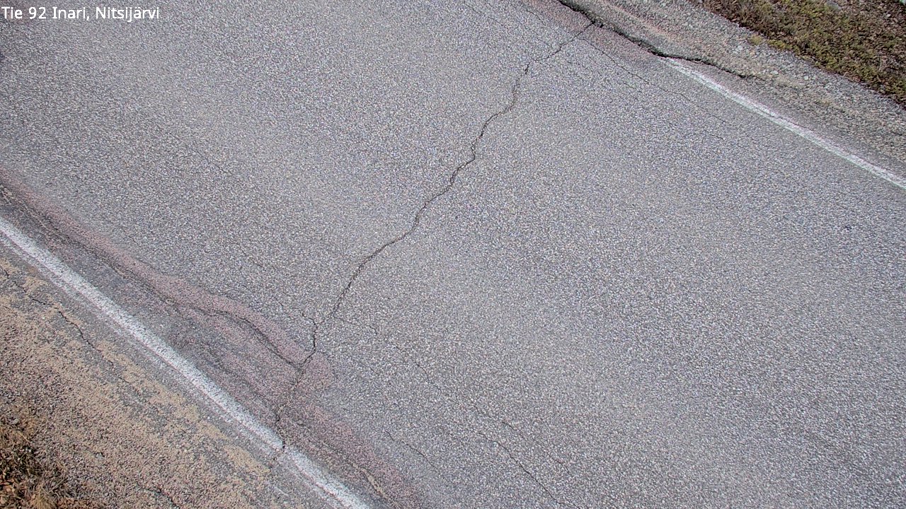 Kelikamerat Kuva Tie 92 Inari, Nitsijärvi, Inari, Lappi