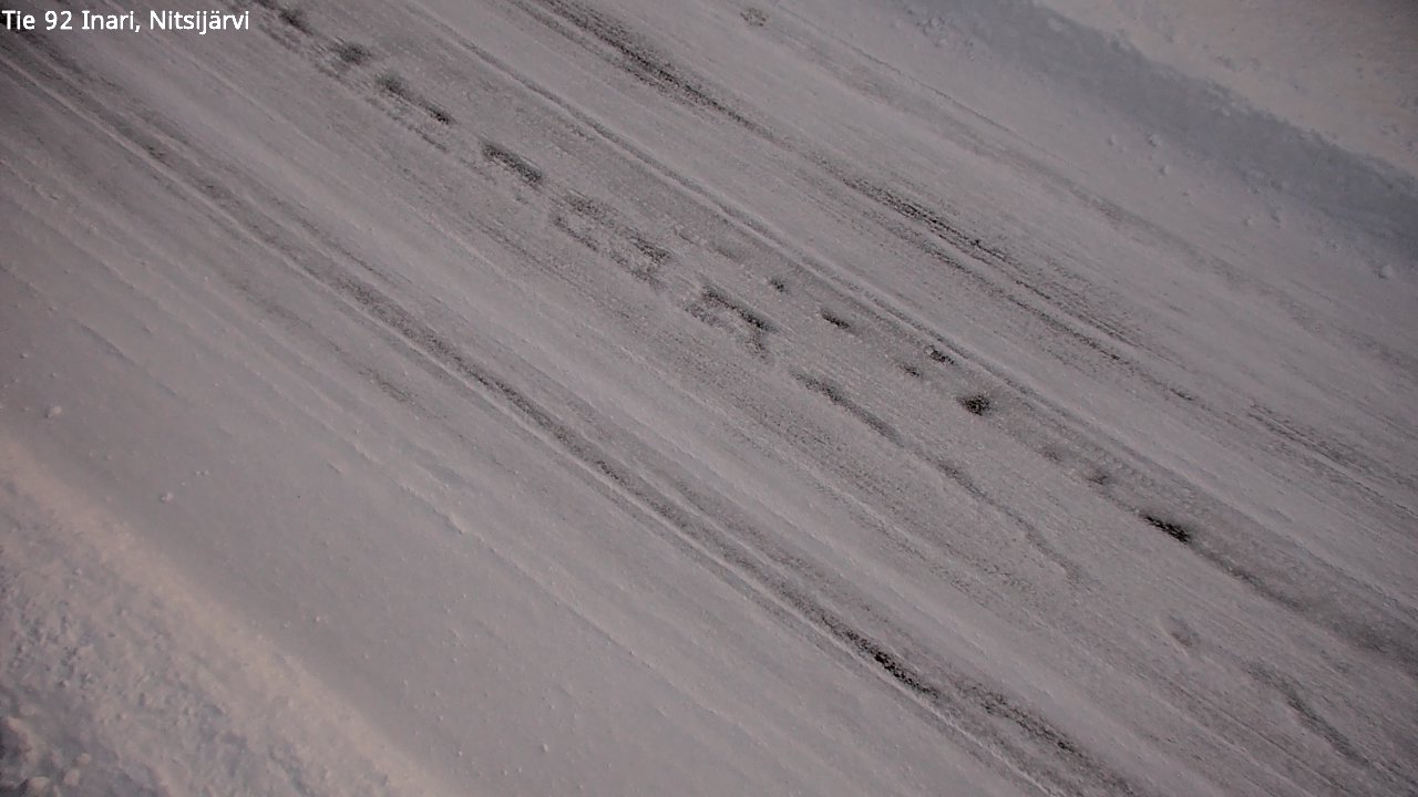 Weather Camera Image Road 92 Inari, Nitsijärvi, Inari, Lappi