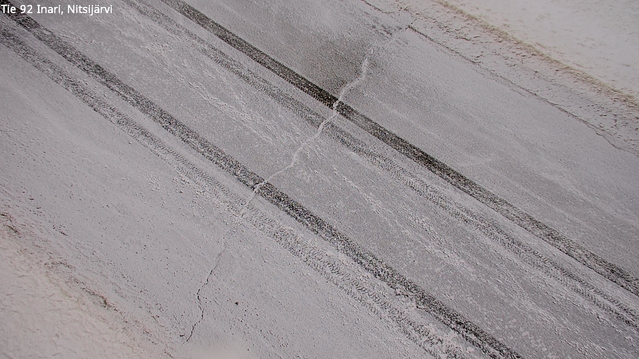 Kelikamerat Kuva Tie 92 Inari, Nitsijärvi, Inari, Lappi