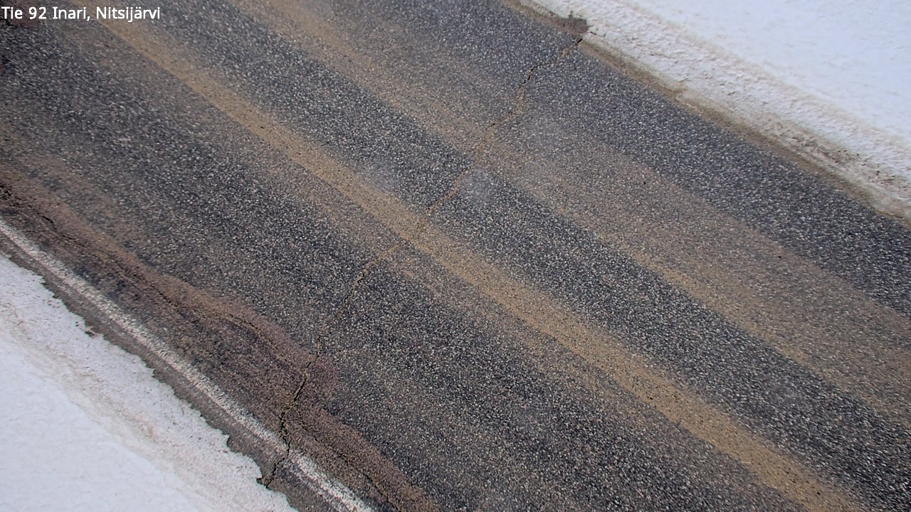 Weather Camera Image Road 92 Inari, Nitsijärvi, Inari, Lappi