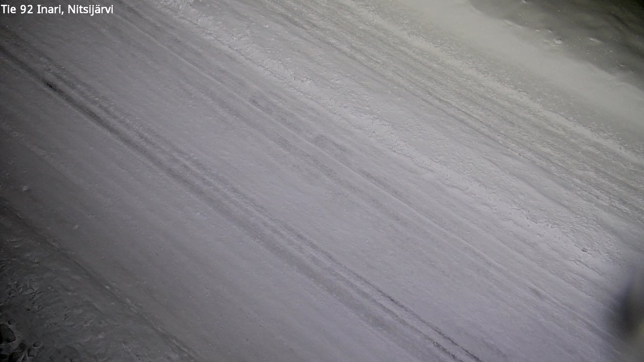 Weather Camera Image Road 92 Inari, Nitsijärvi, Inari, Lappi