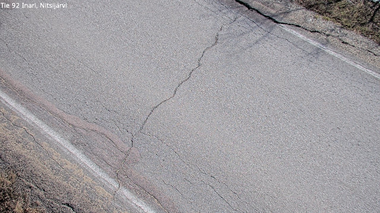 Kelikamerat Kuva Tie 92 Inari, Nitsijärvi, Inari, Lappi