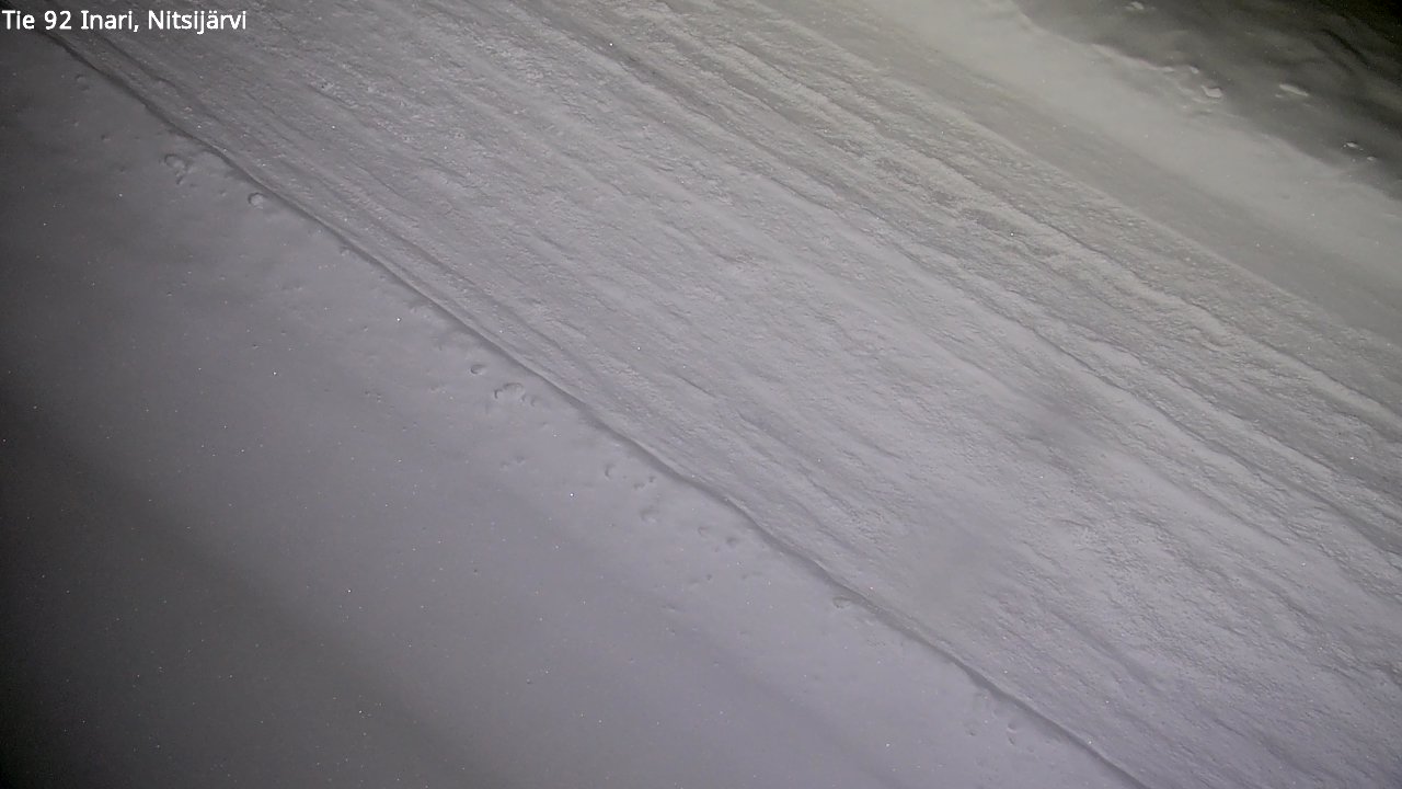 Weather Camera Image Road 92 Inari, Nitsijärvi, Inari, Lappi