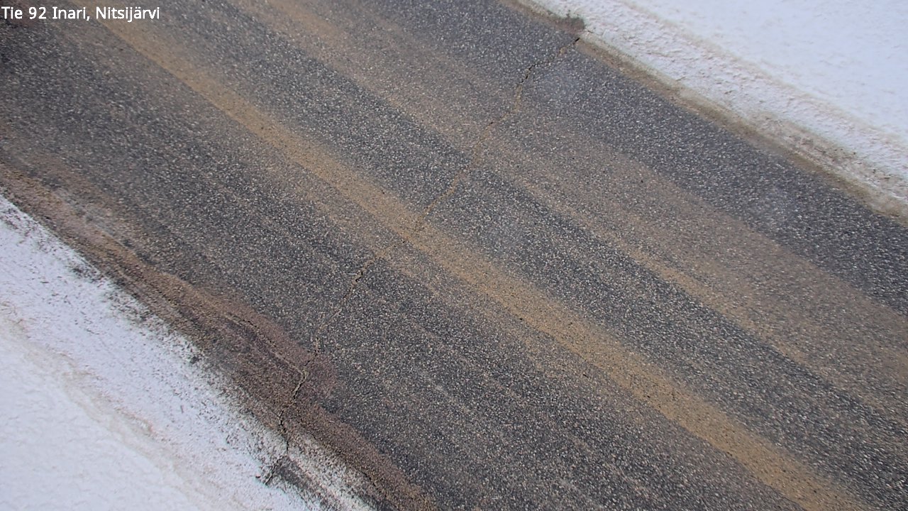 Weather Camera Image Road 92 Inari, Nitsijärvi, Inari, Lappi