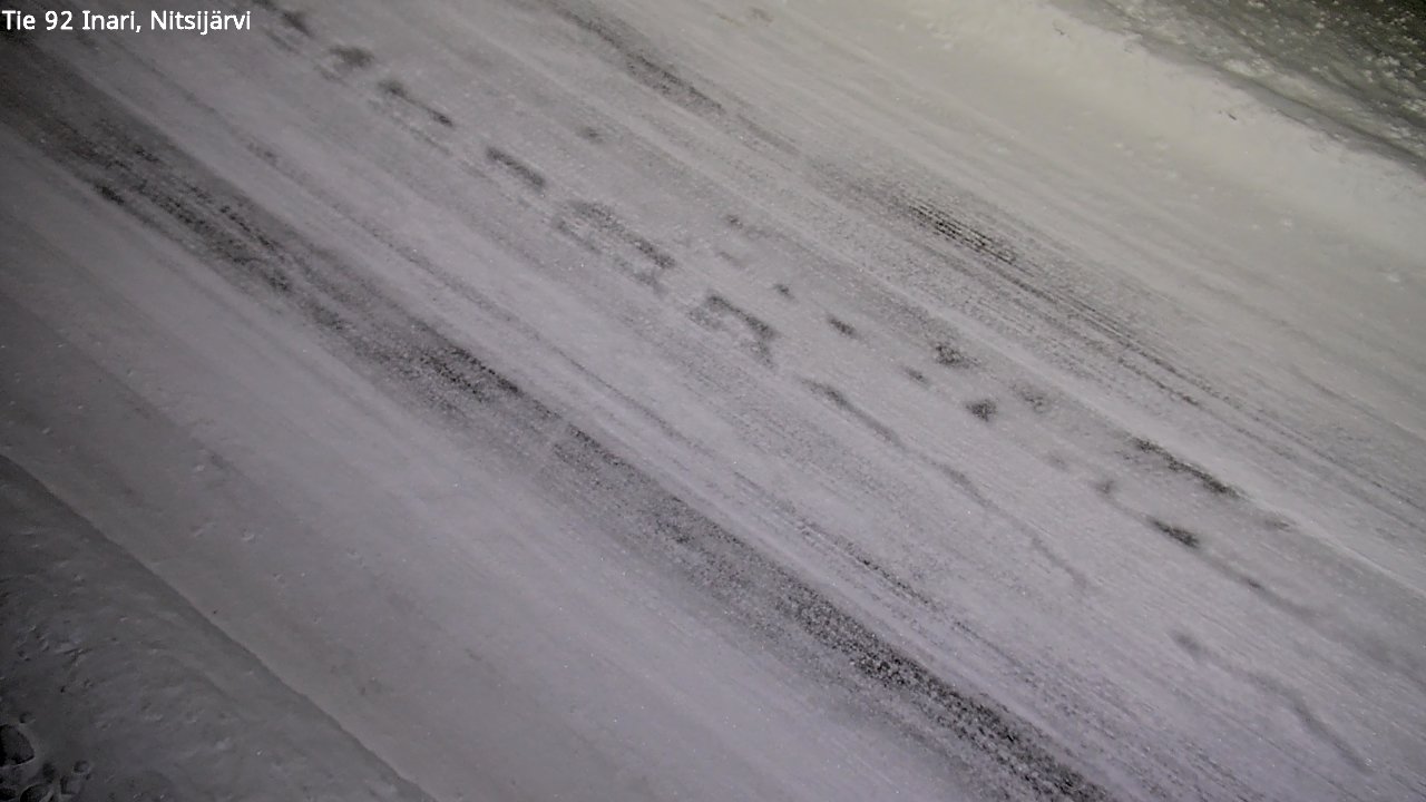 Weather Camera Image Road 92 Inari, Nitsijärvi, Inari, Lappi