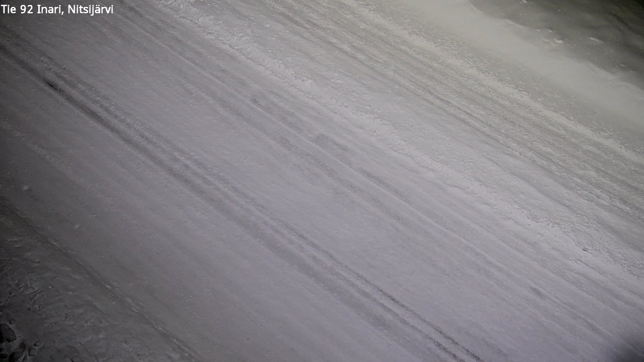 Weather Camera Image Road 92 Inari, Nitsijärvi, Inari, Lappi