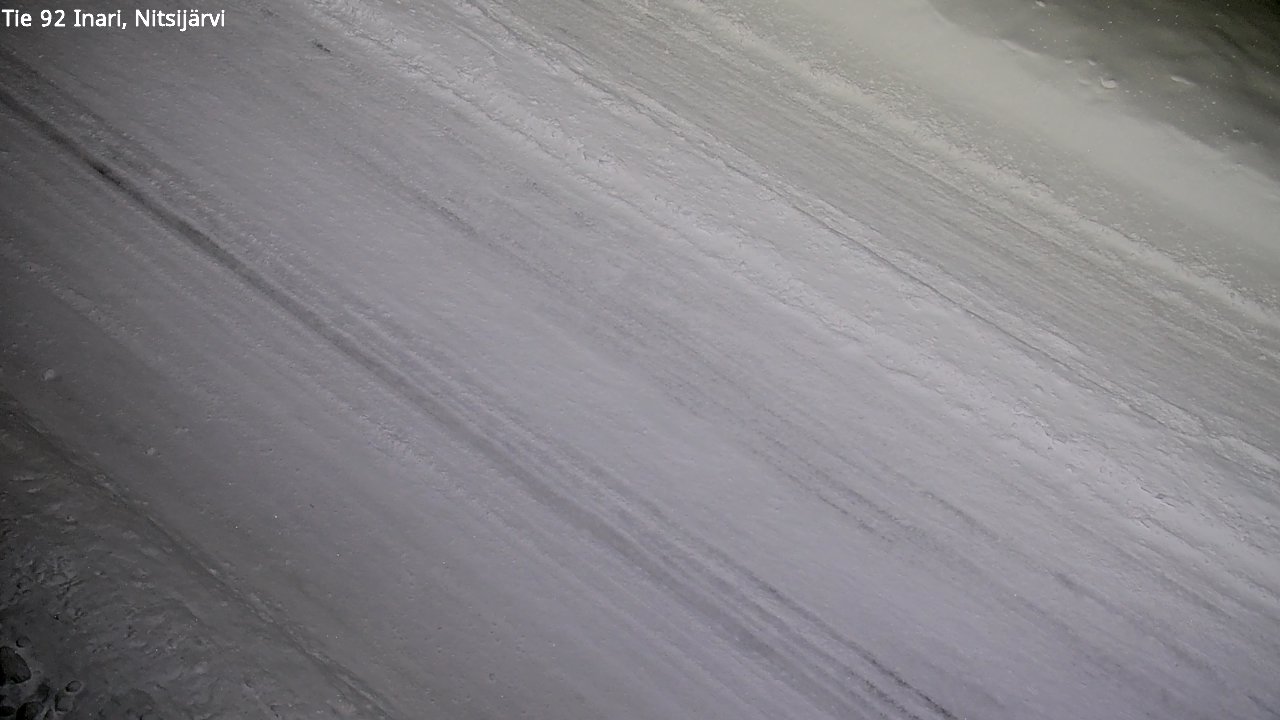 Weather Camera Image Road 92 Inari, Nitsijärvi, Inari, Lappi