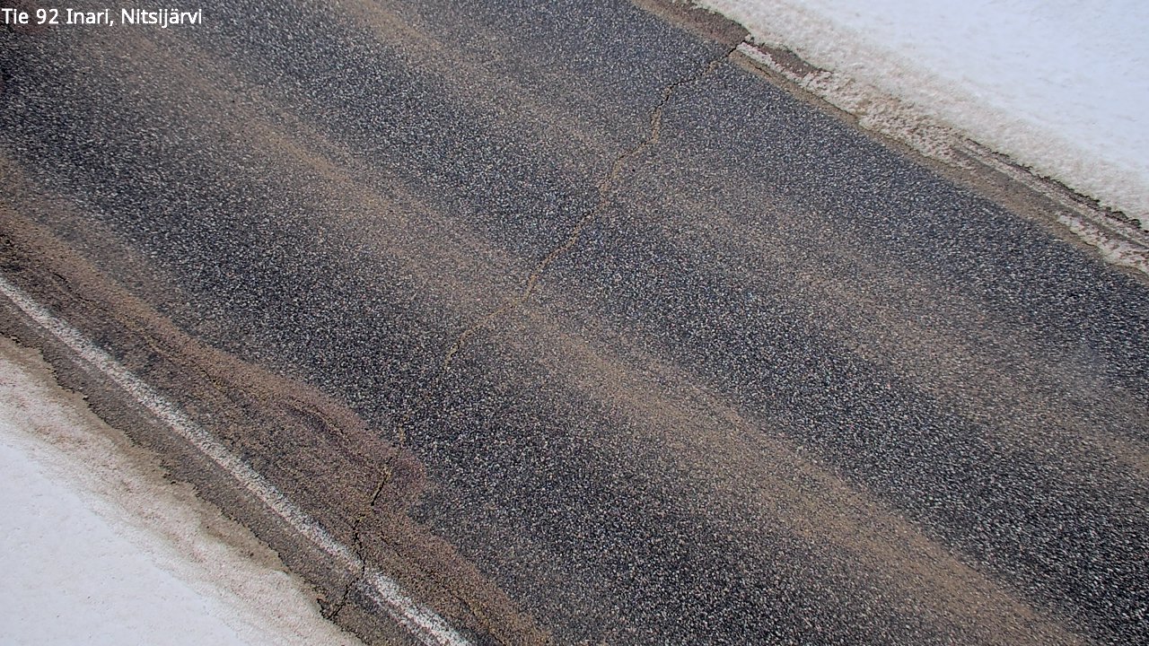 Weather Camera Image Väg 92 Enare, Nitsijärvi, Inari, Lappi