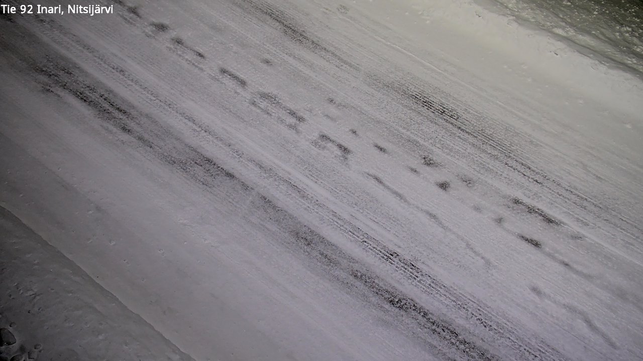 Weather Camera Image Väg 92 Enare, Nitsijärvi, Inari, Lappi