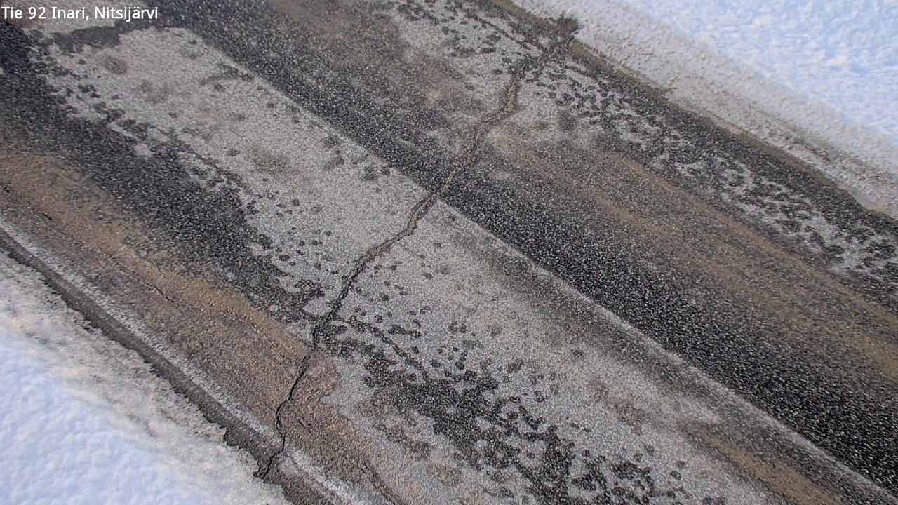 Kelikamerat Kuva Tie 92 Inari, Nitsijärvi, Inari, Lappi