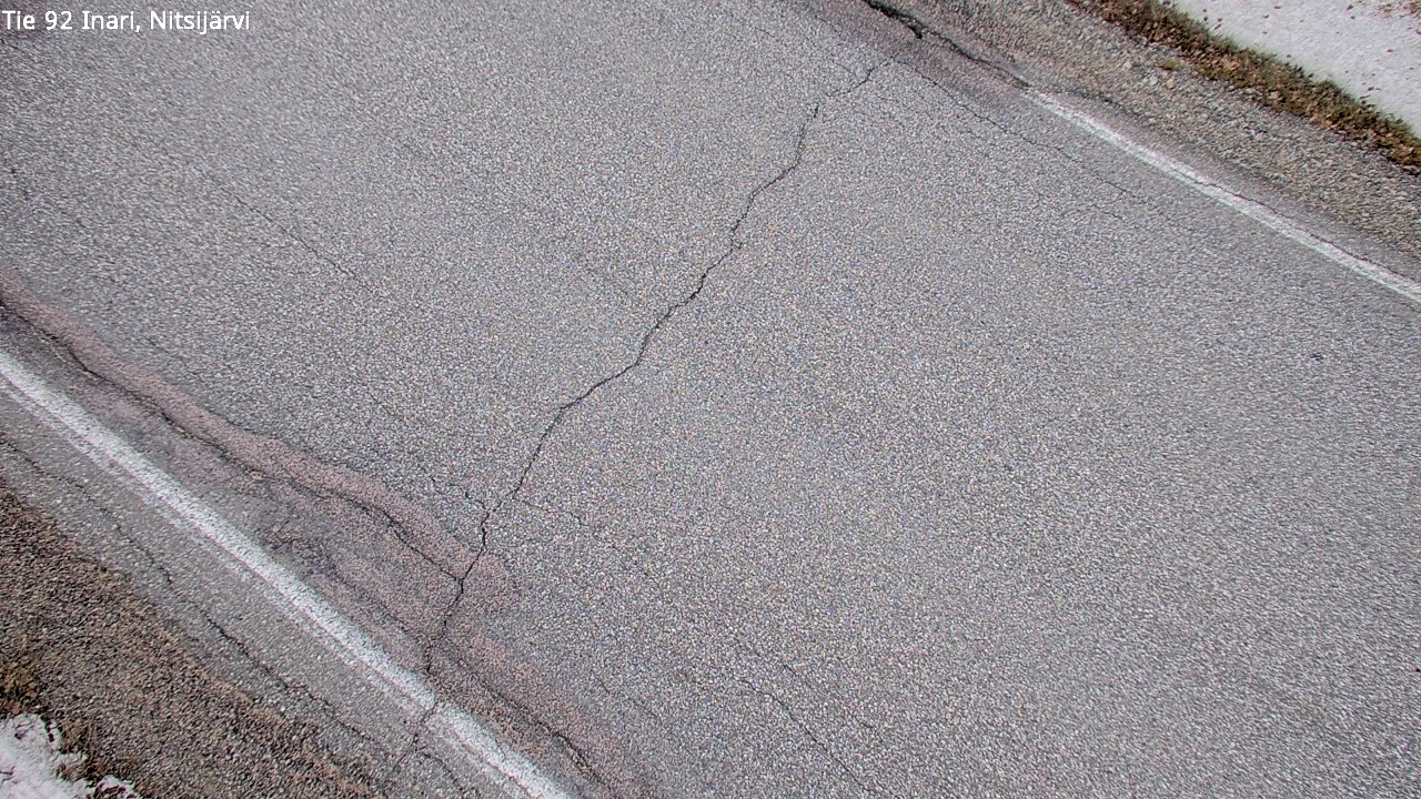 Kelikamerat Kuva Tie 92 Inari, Nitsijärvi, Inari, Lappi