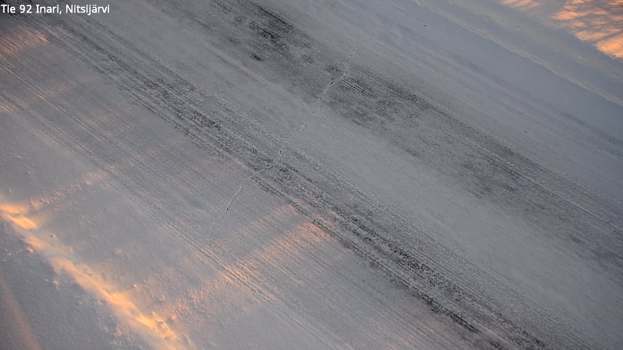 Kelikamerat Kuva Tie 92 Inari, Nitsijärvi, Inari, Lappi