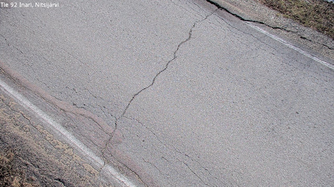Kelikamerat Kuva Tie 92 Inari, Nitsijärvi, Inari, Lappi