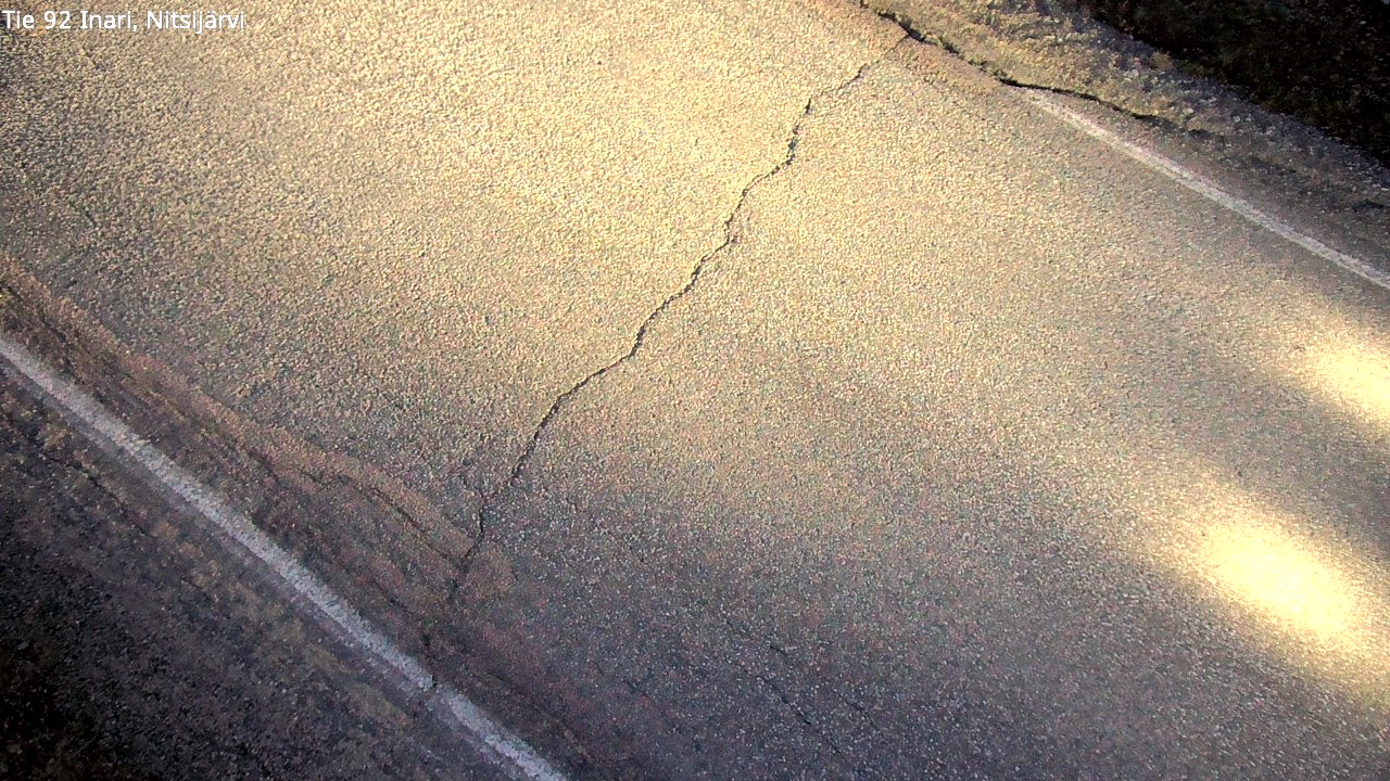 Kelikamerat Kuva Tie 92 Inari, Nitsijärvi, Inari, Lappi