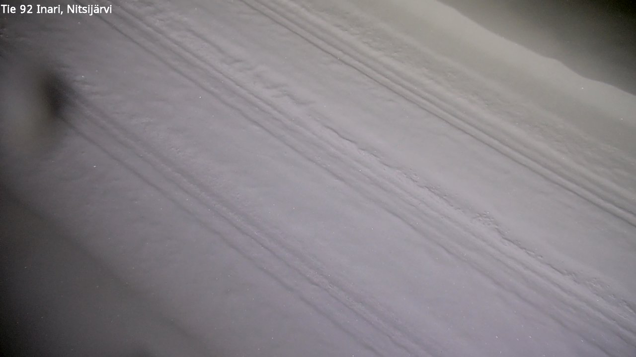 Weather Camera Image Road 92 Inari, Nitsijärvi, Inari, Lappi