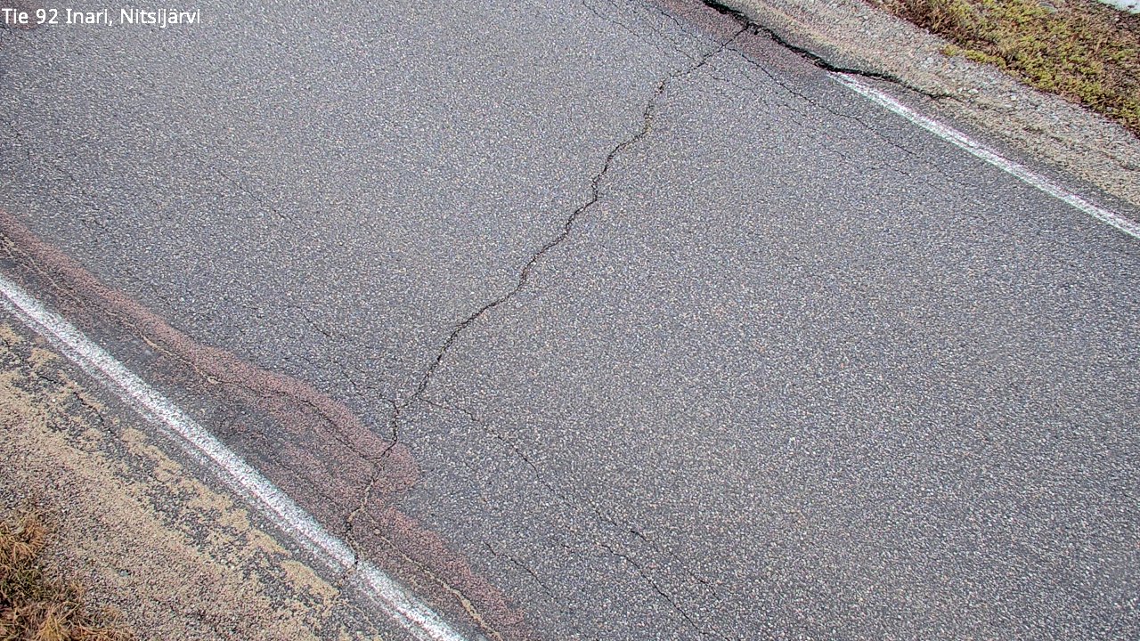 Kelikamerat Kuva Tie 92 Inari, Nitsijärvi, Inari, Lappi