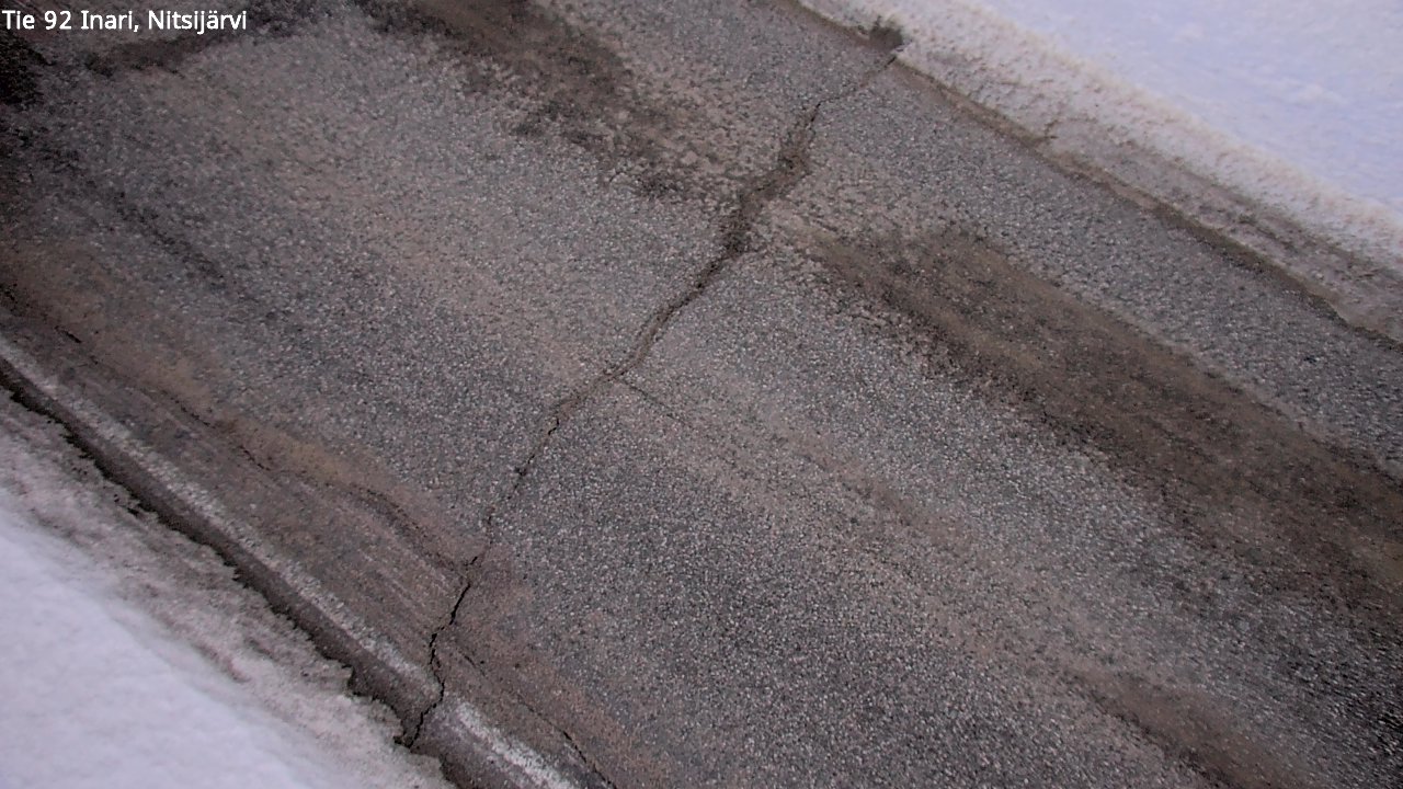 Kelikamerat Kuva Tie 92 Inari, Nitsijärvi, Inari, Lappi