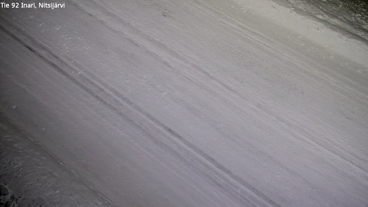 Weather Camera Image Road 92 Inari, Nitsijärvi, Inari, Lappi
