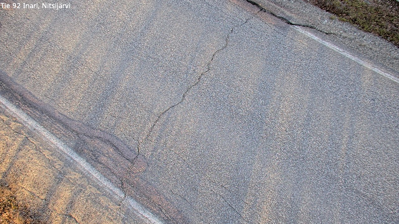 Kelikamerat Kuva Tie 92 Inari, Nitsijärvi, Inari, Lappi