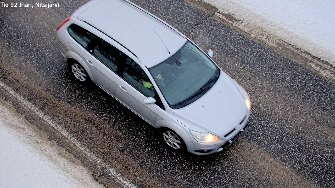 Weather Camera Image Väg 92 Enare, Nitsijärvi, Inari, Lappi