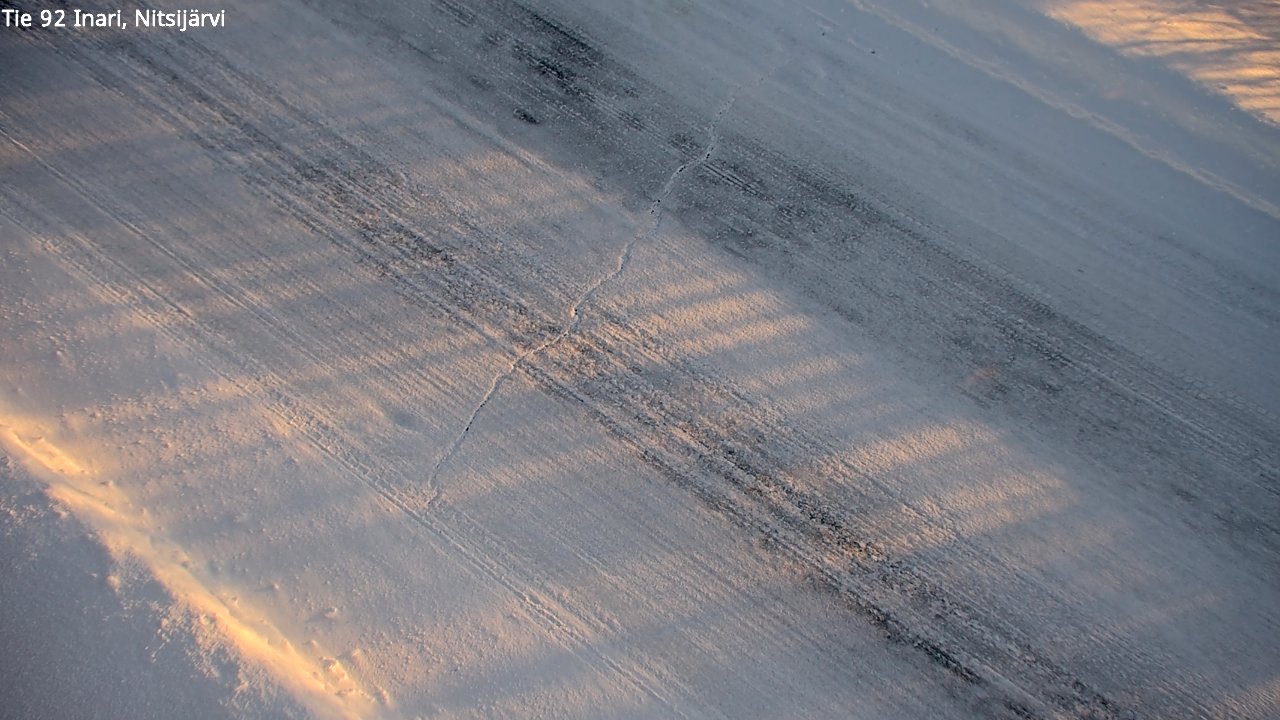 Kelikamerat Kuva Tie 92 Inari, Nitsijärvi, Inari, Lappi