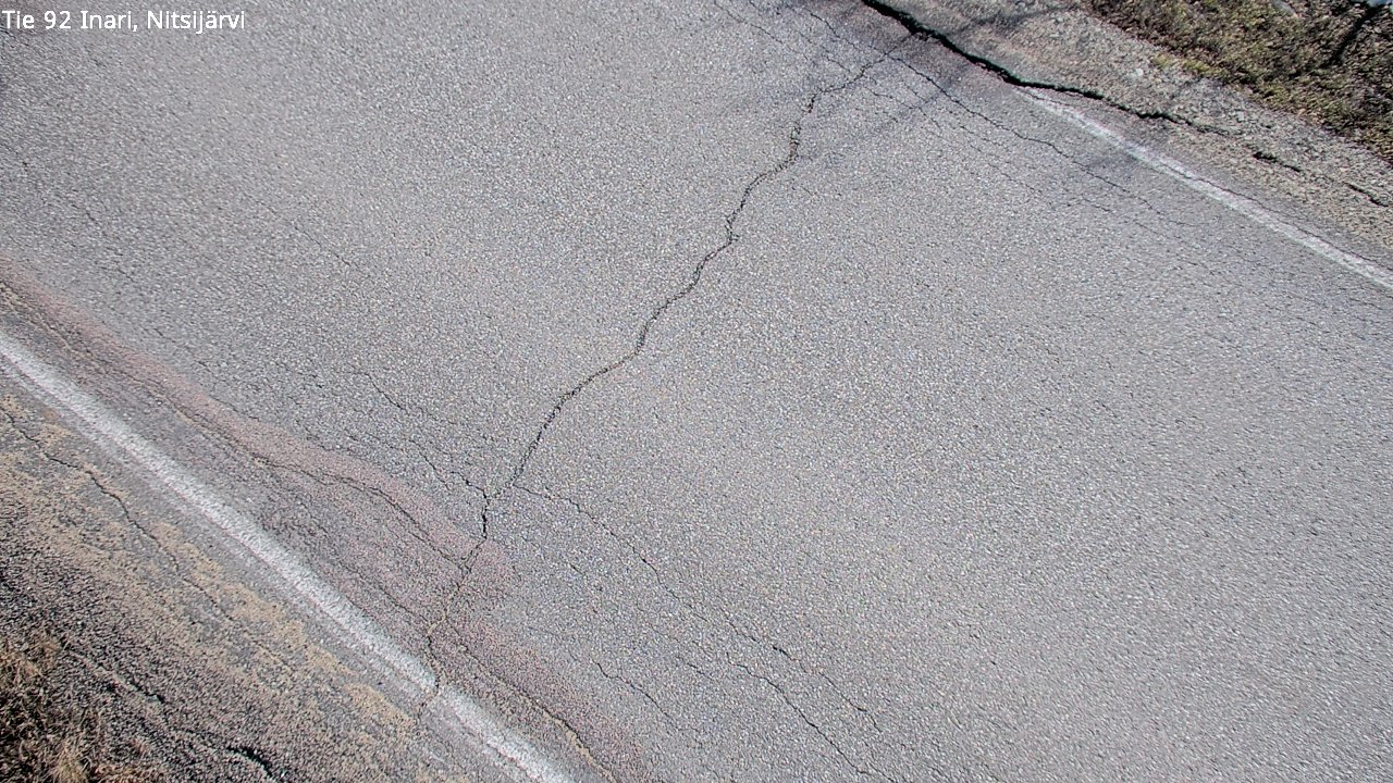 Kelikamerat Kuva Tie 92 Inari, Nitsijärvi, Inari, Lappi